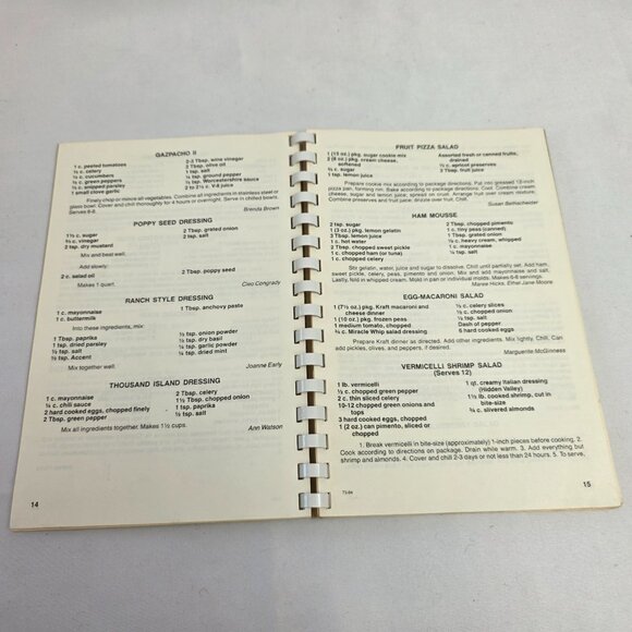 Vintage Cookbook American Association of University Women Alvin Branch Texas - Picture 10 of 16